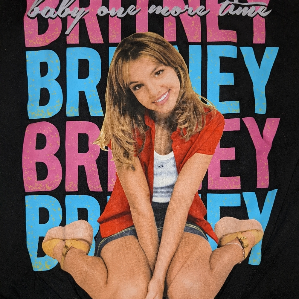 vintage black Britney Spears shirt, NWOT, rare/vintage